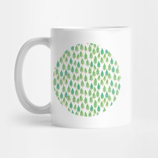 Watercolor Christmas Trees Mug